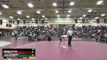 150 lbs Semifinal - Kale Leymaster, Xavier, Cedar Rapids vs Briggs Collins, West Liberty