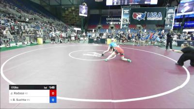 170 lbs Round Of 64 - Jordyn Radasa, ND vs Belle Suchta, MN