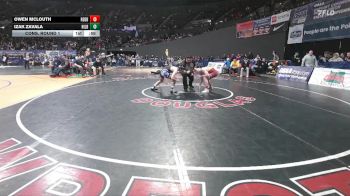 5A Boys 150 lbs Cons. Round 1 - Izak Zavala, Hillsboro Boys vs Owen McLouth, Redmond Boys