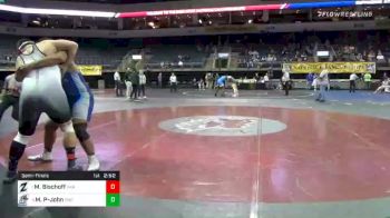 285 lbs Semifinal - Mitchell Bischoff, University Of Akron vs Mervyn Penniston-John, Grays Harbor College