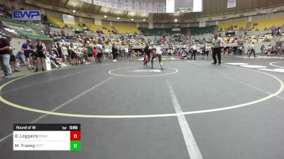 120 lbs Round Of 16 - Benton Loggains, Spartan Wrestling Academy vs Maryanna Truong, Pottsville Apache Youth Wrestling