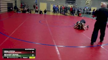 126G Quarterfinal - Nena Stitch, South Anchorage High School vs Bethany Gravel, Service High School Cougars