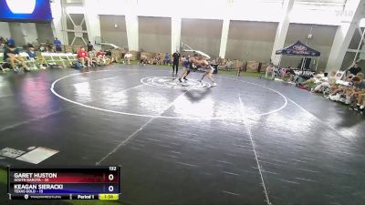 132 lbs Placement Matches (8 Team) - Garet Huston, South Dakota vs Keagan Sieracki, Texas Gold