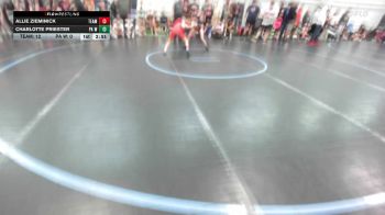 68 lbs Round Robin 1 - Allie Zieminick, Team Ohio - G vs Charlotte Priester, PA West Yellow - G