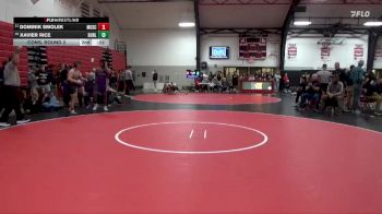 190 lbs Cons. Round 2 - Dominik Smolek, Muscatine vs Xavier Rice, Burlington
