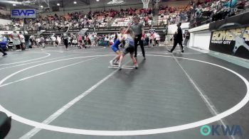 76 lbs Consolation - Bailey Jones, Harrah Little League Wrestling vs Taylan Green, Harrah Little League Wrestling