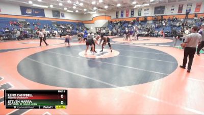 285 lbs Cons. Round 3 - Steven Marra, University Of Mount Union vs Leno Campbell, Millikin University