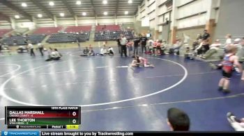 49 lbs Placement (16 Team) - Dallas Marshall, Crooks County vs Lee Thorton, Utah Green
