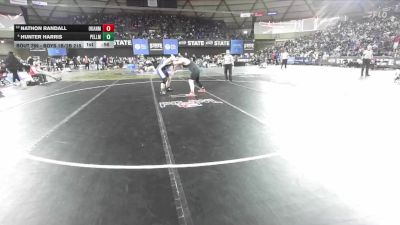 Boys 1B/2B 215 Cons. Semi - Hunter Harris, Pe Ell vs Nathon Randall, Okanogan