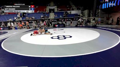 120 lbs Cons. Rd Of 32 - Westin Pollock, OK vs Jett Kramer, IA