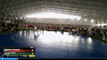 126 lbs Semifinal - Andrew Thomson, Davis vs Cache Olson, Westlake