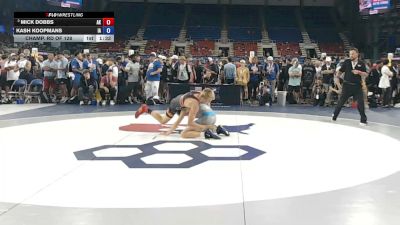 138 lbs Champ. Rd Of 128 - Mick Dobbs, Alaska vs Kash Koopmans, Iowa