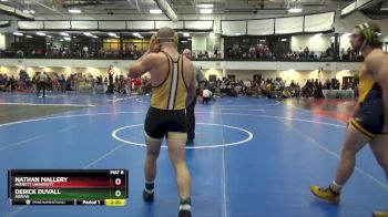 174 lbs Quarterfinal - Derick Duvall, Adrian vs Nathan Mallery, Averett University