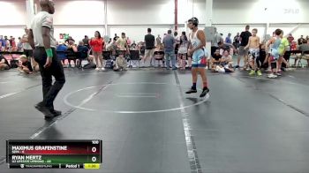 100 lbs Round 2 (6 Team) - Ryan Mertz, U2 Upstate Uprising vs Maximus Grafenstine, SEPA