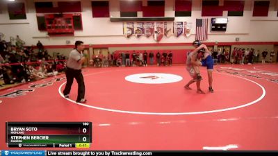 160 lbs Cons. Round 1 - Stephen Bercier, Manson vs Bryan Soto, Highland