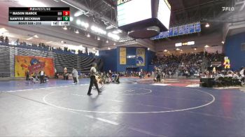 215 lbs Champ. Round 1 - Mason Marck, Bergen Catholic vs Sawyer Beckman, Brentsville