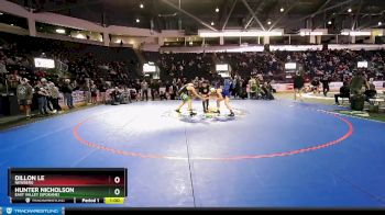 150 lbs Cons. Round 6 - Hunter Nicholson, East Valley (Spokane) vs Dillon Le, Newberg