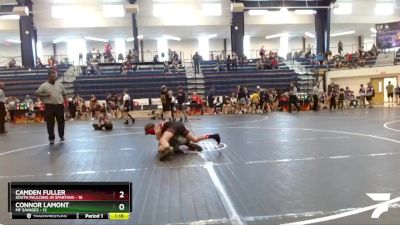 85 lbs Round 3 (6 Team) - CONNOR LAMONT, MF Savages vs Camden Fuller, South Paulding Jr Spartans