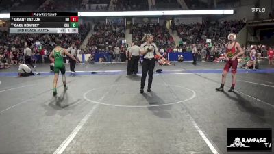 106 lbs 3rd Place Match - Grant Taylor, Bobcat WC vs Cael Rowley, Chapman