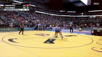 G125-4A 3rd Place Match - Emersen Jack, Calhan High School Girls vs Lexie Amendt, Sedgwick County/Fleming Girls Girls