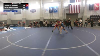 115 lbs Semis - Isabella Serrano, Vasky Bros Wrestling vs Marlina Martinez, Salem Elite