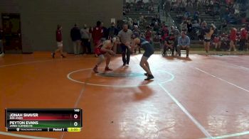 140 lbs Round 3 - Jonah Shaver, Bob Jones vs Peyton Evans, James Clemens HS