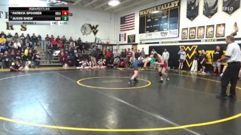 113 lbs Round 2 - Jaxon Shew, North Butler-Clarksville vs Patrick Spooner, Newman Catholic