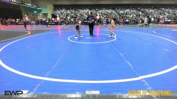 58 lbs Round Of 16 - Trenton Boisa, Warriors Of Christ Wrestling vs Philip Espinosa, Rough House