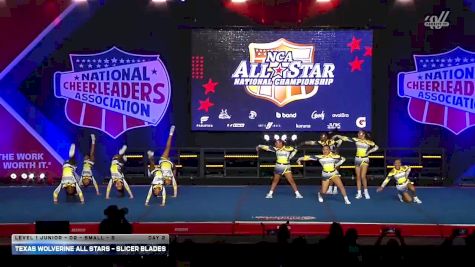 Texas Wolverine All Stars - Slicer Blades [2026 L1 Junior - D2 - Small - B Day 2] 2026 NCA All-Star National Championship