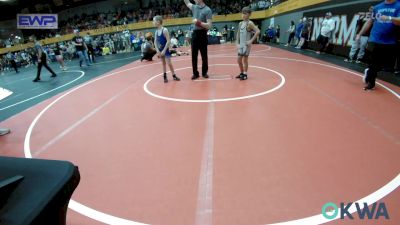 70 lbs Rr Rnd 1 - Jack Stiger, Deer Creek Wrestling Club vs Knight Johnson, Bridge Creek Youth Wrestling