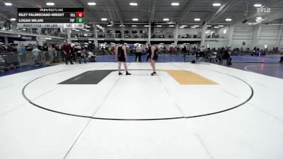 188 lbs Round Of 32 - Riley Palmisciano-Wright, Killingly vs Logan Milani, Top Flight Wrestling Academy