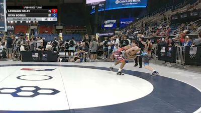 132 lbs Champ. Rd Of 128 - LaShawn Haley, Pennsylvania vs Ryan Bozelli, New York