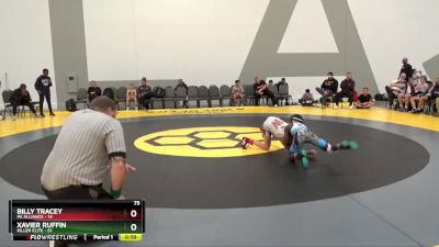 75 lbs Semis & 1st Wrestleback (8 Team) - Xavier Ruffin, Killer Elite vs Billy Tracey, PA Alliance