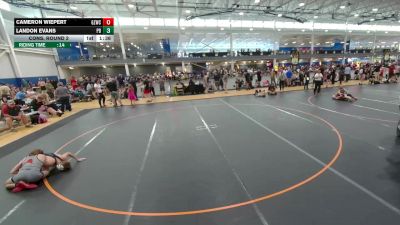 120 lbs Cons. Round 2 - Cameron Wiepert, Unattached vs Landon Evans, Unattached