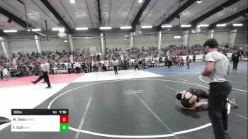 88 lbs Quarterfinal - Mathieu Dean, Monte Vista Takedown Club vs Forest Dull, Mattime