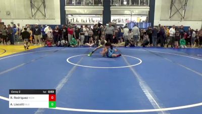 108 lbs Consy 2 - Ryan Rodriguez, Rednose vs Antonio Liscotti, Silo WC