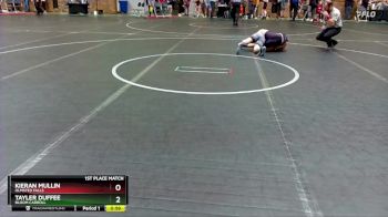 100 lbs 1st Place Match - Tayler Duffee, Bloom Carroll vs Kieran Mullin, Olmsted Falls