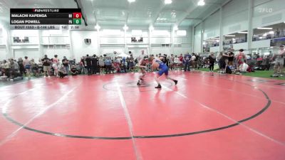 E-146 lbs Semifinal - Malachi Kapenga, MI vs Logan Powell, PA