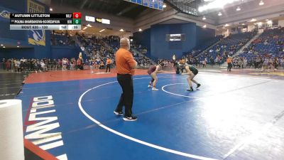 130 lbs Cons. Round 5 - Polina Shardakova-Scorzafava, Kinnelon vs Autumn Littleton, Milford