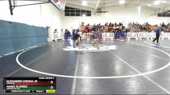 165 lbs Cons. Round 3 - Mario Alvarez, Pioneer Valley vs Alexander Corona Jr, Monache