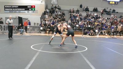 157 lbs Cons. Round 3 - Preston Klostermann, Upper Iowa vs Roman Leifridt, Minot State (n.d.)