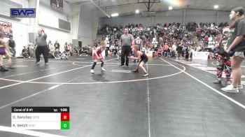 61 lbs Consi Of 8 #1 - Gabriel Sanchez, Sperry Wrestling Club vs Kyzer Welch, Heat