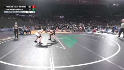 5A Boys 120 lbs 1st Place Match - Michael Salas-Sanchez, Thurston Boys vs Alejandro Vargas, Crook County Boys