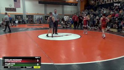 103 lbs Quarterfinal - Keelan McEnany, Big Game Wrestling Club vs Tyler Fog, Xavier X-Men