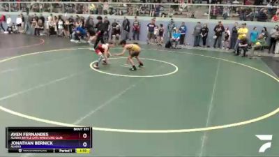 78 lbs Rr2 - Jonathan Bernick, Alaska vs Aven Fernandes, Alaska Battle Cats Wrestling Club