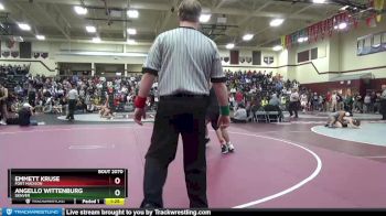 160 lbs Cons. Round 1 - Angello Wittenburg, Denver vs Emmett Kruse, Fort Madison