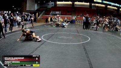 72 lbs Round 5 (6 Team) - Forest Brooks, Silo WC vs Dylan Blankenship, Virginia Patriots