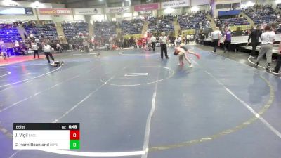 85 lbs Consi Of 8 #1 - Jaxx Vigil, Eaglecrest WC vs Cason Horn Beanland, Dove Creek