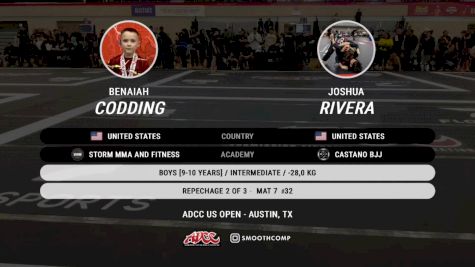 Joshua Rivera vs Benaiah Codding 2024 ADCC Austin Open