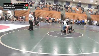 190 lbs Cons. Round 2 - Dallas Andrade, La Costa Canyon vs Bryan Cortes, Villa Park